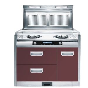 蓝炬星集成灶 产品设计与店铺装修的完美融合